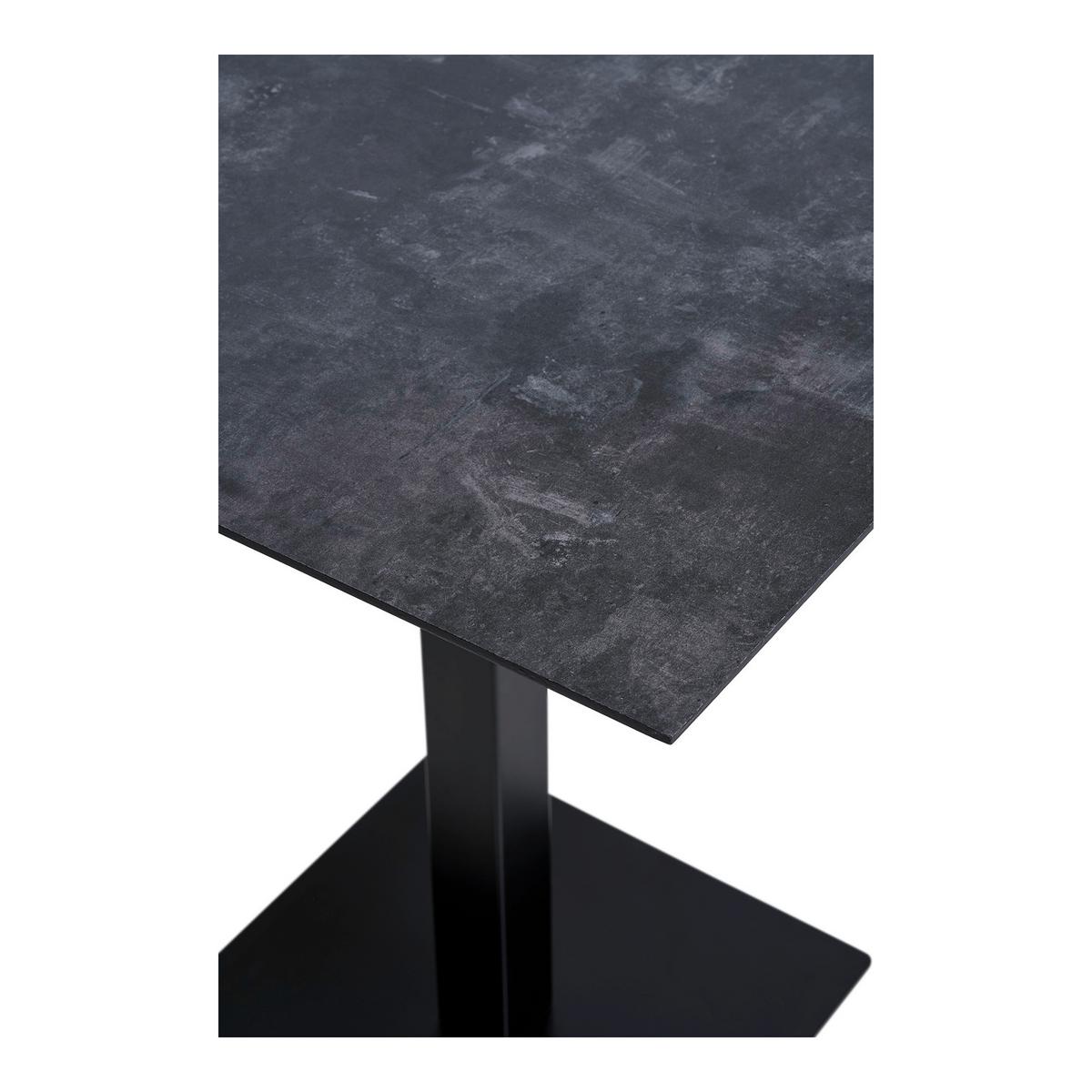 Bistrotisch Fano Grau Schwarz B: 70 Cm - Schwarz/Grau, MODERN, Holzwerkstoff/Metall (70/75/70cm) - MID.YOU
