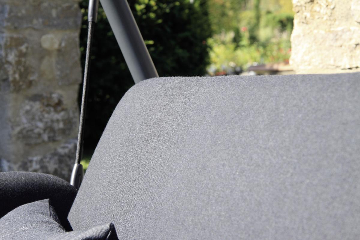 Hollywoodschaukel Mit Sonnendach Sun Acamp 2 Pers. - Anthrazit, Basics, Textil/Metall (190/142/177cm) - Acamp