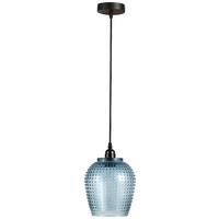 Hängeleuchte Terrific Riva Blau B: 18 Cm - Blau, Basics, Glas (18/18/27cm) - Kayoom