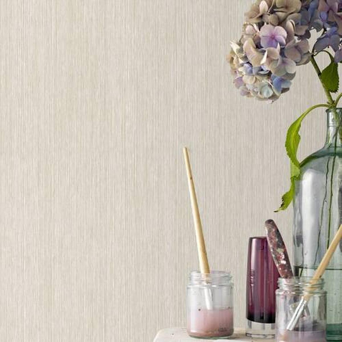 Vliestapete Uni Beige, 52x1000 cm - Beige, Basics, Papier/Kunststoff (52/1000cm)