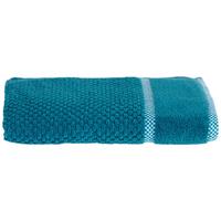 Handtuch Rocky Baumwolle 500 g/M2 Petrol 50x100 cm - Petrol, ROMANTIK / LANDHAUS, Textil (50/100cm) - James Wood