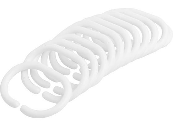 Kroužky Na Závěs Do Sprchy 000106 - bílá (5/6cm) Kroužky Na Závěs Do Sprchy 000106 - bílá (5/6cm)