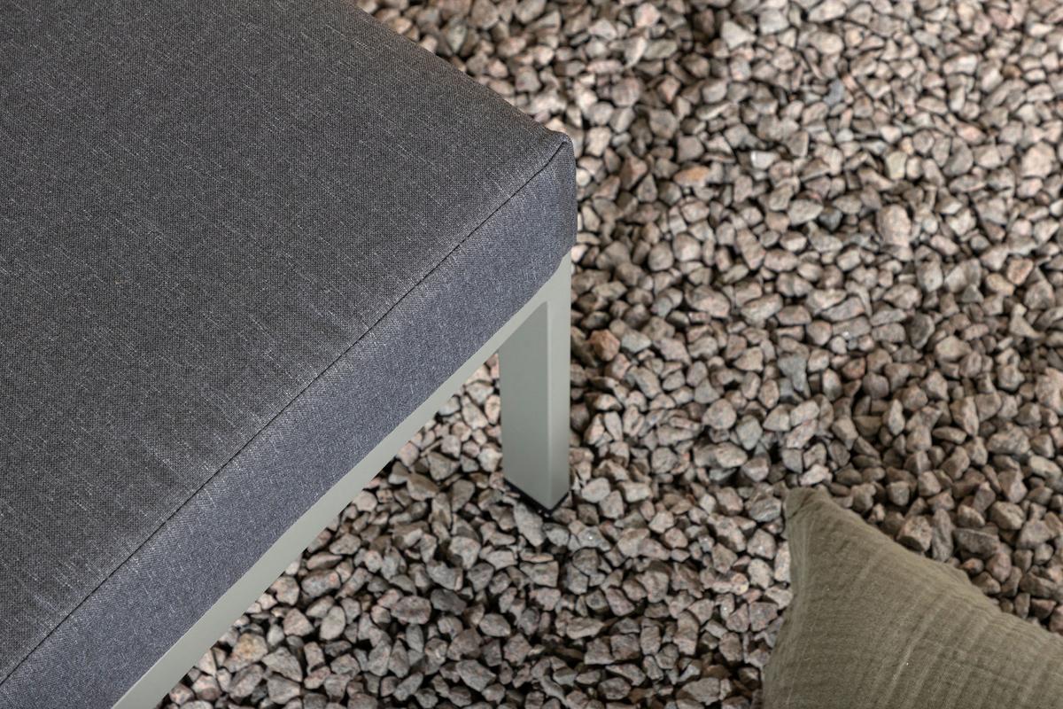 Loungesessel Copacabana - Pastellgrün/Grau, KONVENTIONELL, Metall (70/65/74cm) - Gardenson