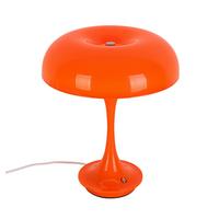 NABÍJATEĽNÁ STOLNÁ LAMPA RETRO - oranžová/chrómová, Modern, kov/plast (19,5/24cm) - Mömax