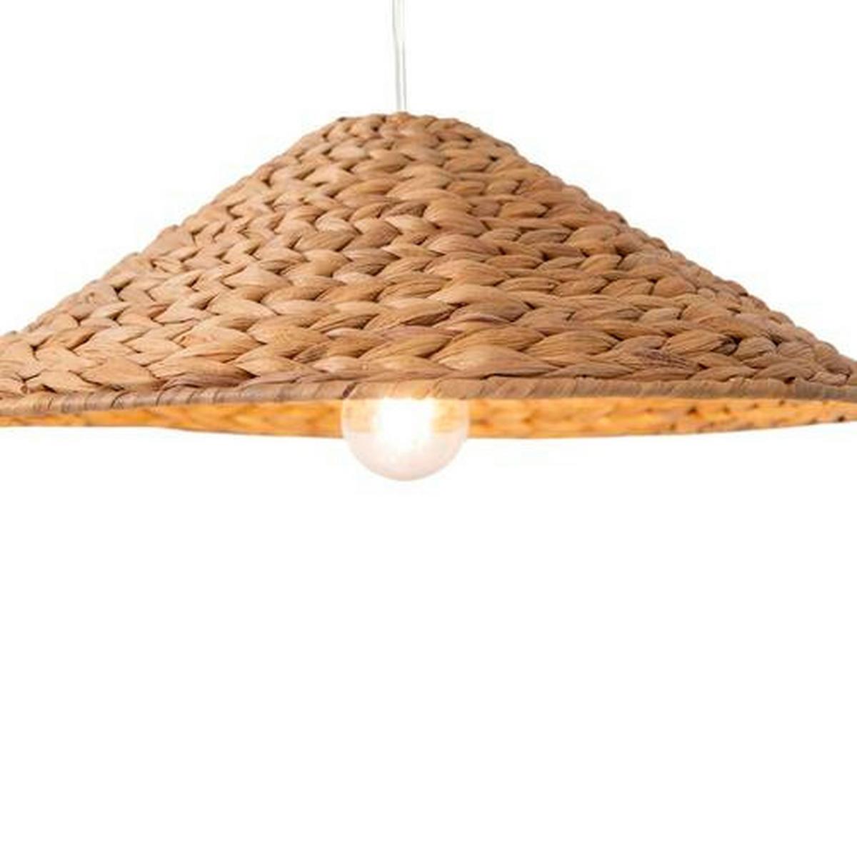 Hängeleuchte H: 124 cm 1-Flammig, Korbgeflecht - Naturfarben, Natur, Naturmaterialien (45/124cm) - Näve