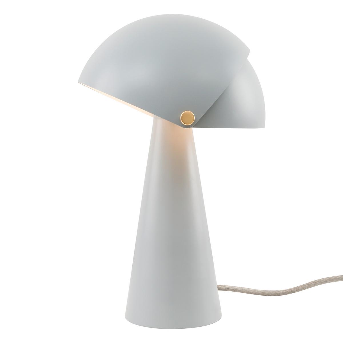 Tischleuchte Align Grau D: 22 cm - Grau, Design, Metall (22/34cm) - Nordlux