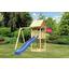 Spielturm Heidi Set L - Blau/Naturfarben, Holz (107/291/107cm) - Karibu