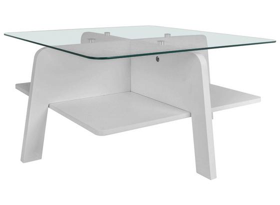 Konferenčný Stolík Yolo - biela/číre, Moderný, kov/kompozitné drevo (70/31,5/70cm) - Mömax modern living Konferenčný Stolík Yolo - biela/číre, Moderný, kov/kompozitné drevo (70/31,5/70cm) - Mömax modern living