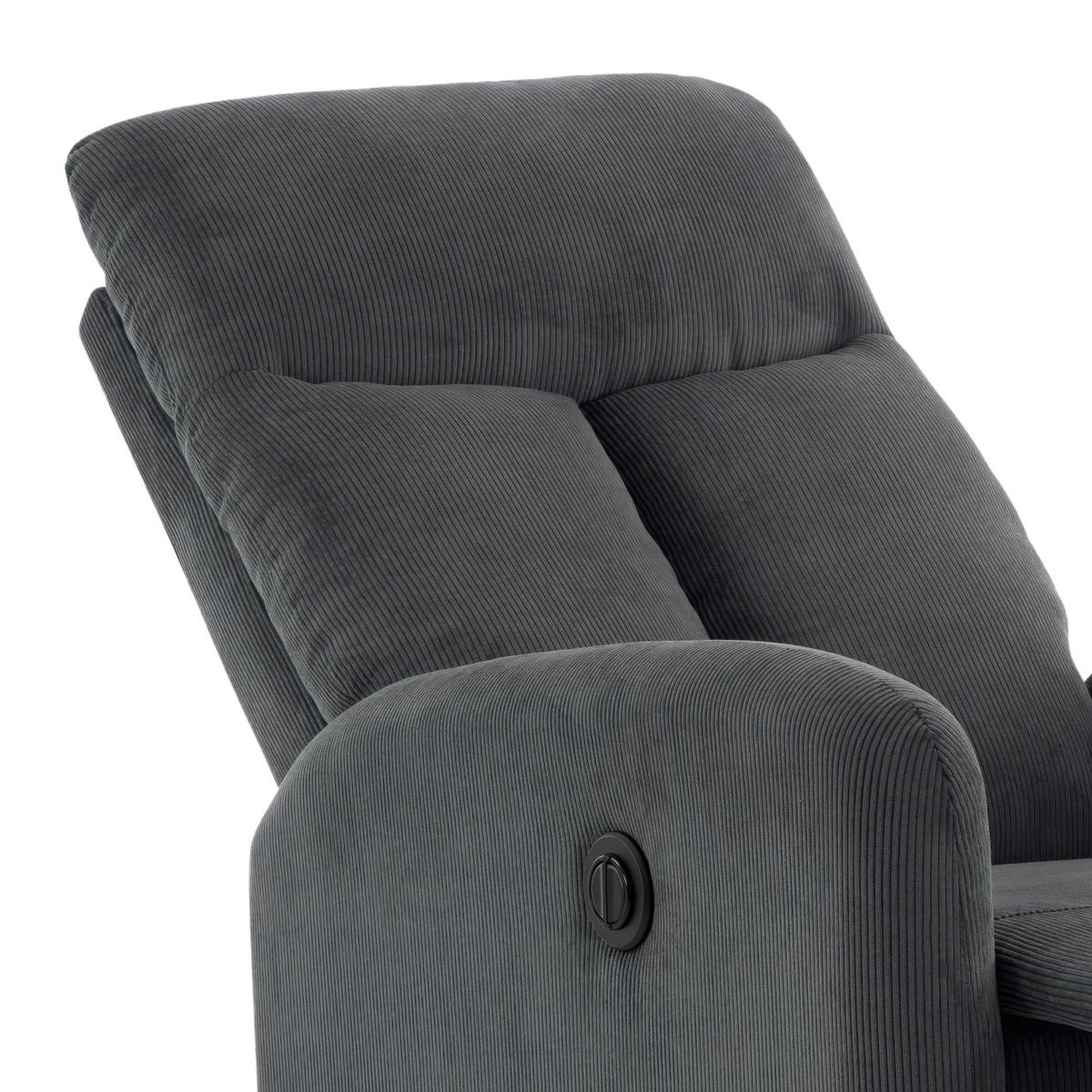 Fernsehsessel Helsinki dunkelgrau, B: 69 cm - Dunkelgrau, MODERN, Holz/Textil (69/101/88cm)