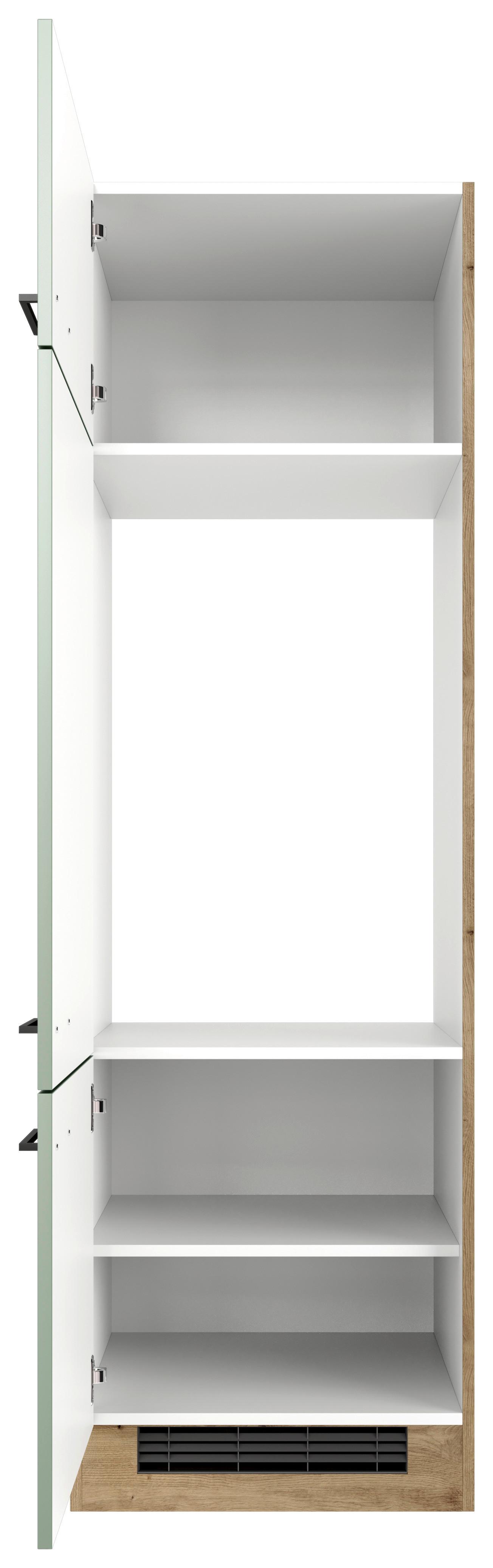 SKRINKA NA VSTAVANÉ SPOTREBIČ CARA GIT 60 - čierna/zelená, Konventionell, kov/kompozitné drevo (60/200/57cm) - FlexWell