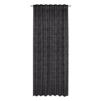 Vorhang mit Schlaufen und Band Sibel 140x245 cm Anthrazit - Anthrazit, ROMANTIK / LANDHAUS, Textil (140/245cm) - James Wood