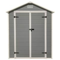 Gartenhaus Nantes - Grau, MODERN, Kunststoff/Metall (182/219/182cm) - Beldano