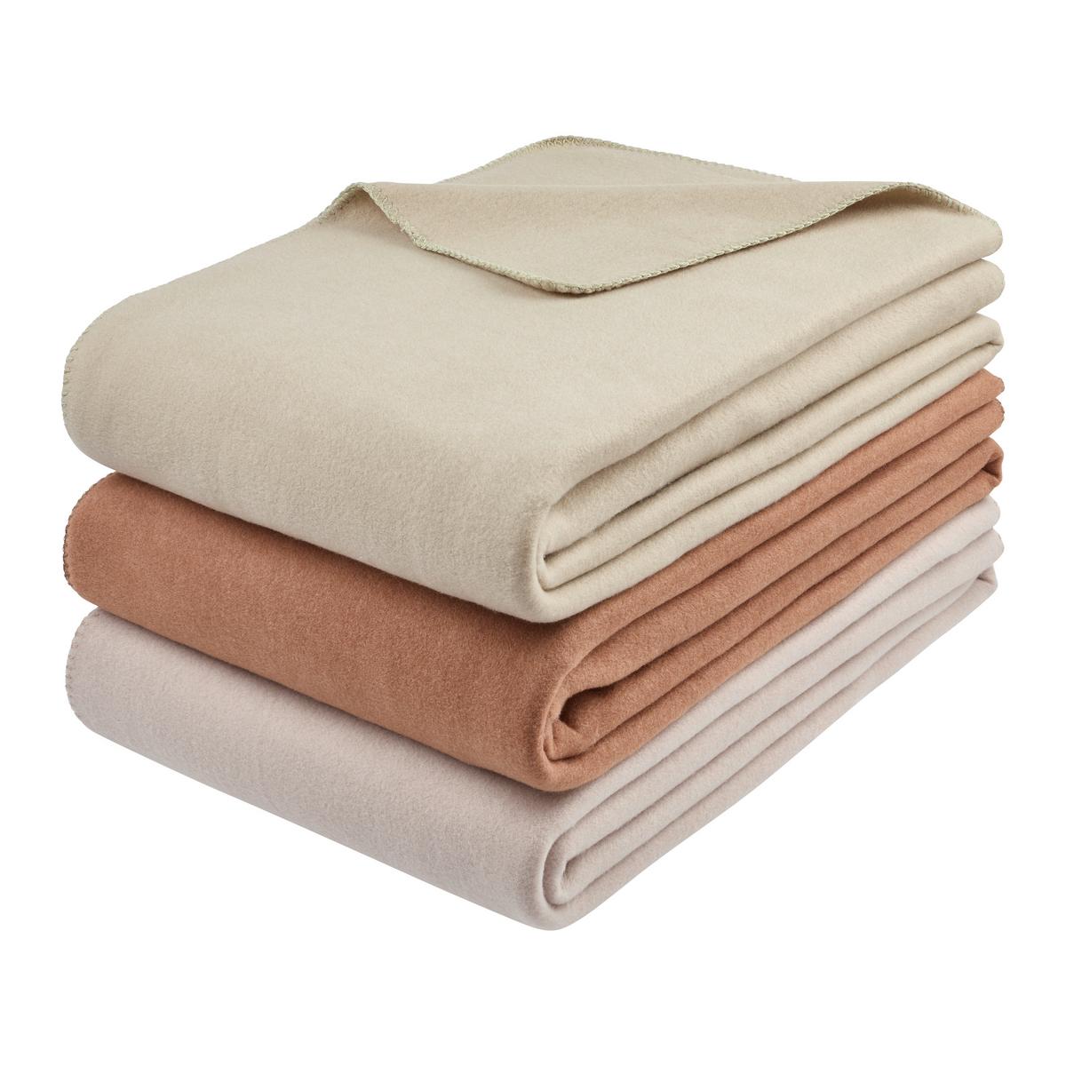 FLEECOVÁ DEKA SANA - prírodná farba, Modern, textil (140/200cm) - Mömax