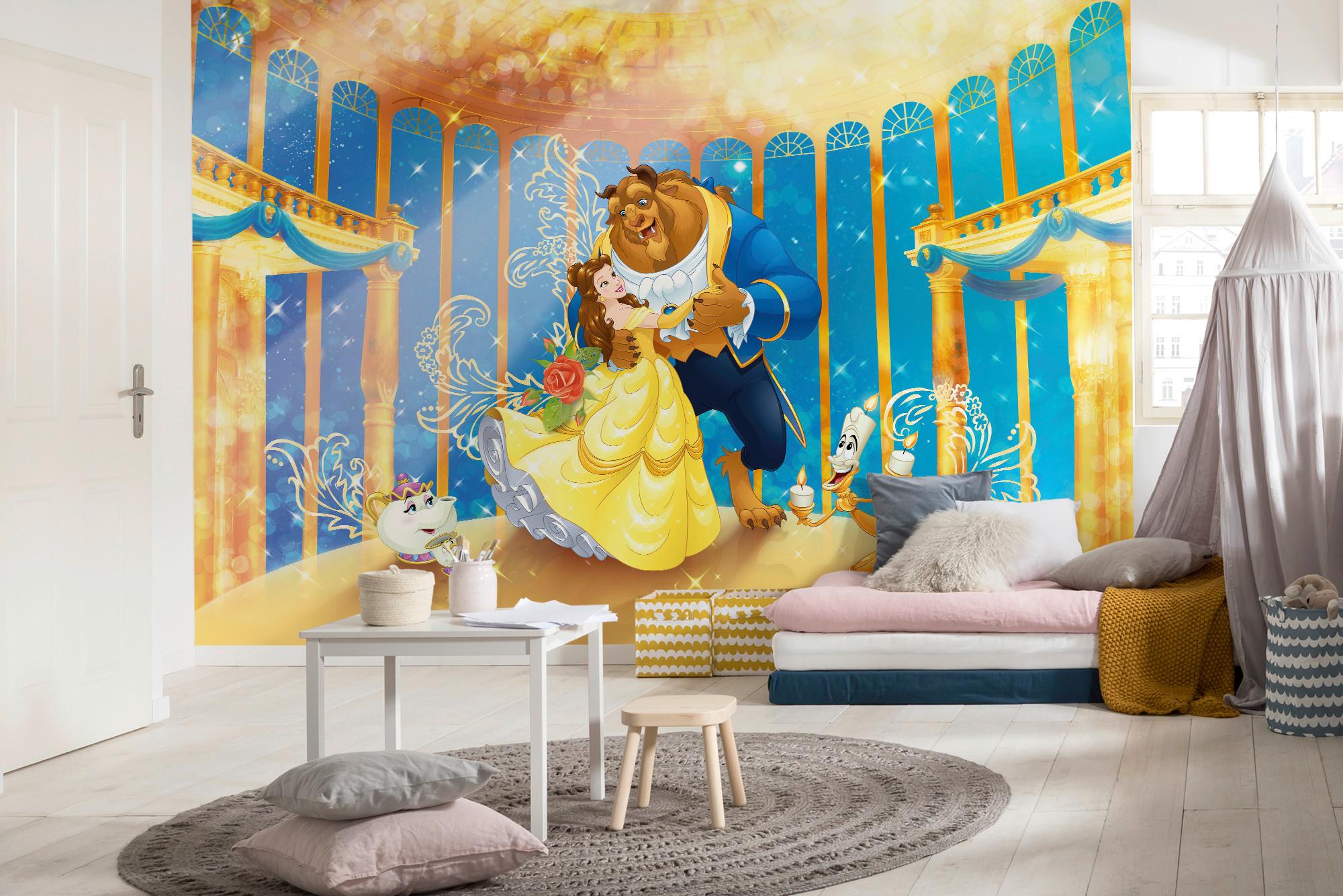 Fototapete Die Schöne Und Das Biest - Design, Papier (368/254cm) - Disney