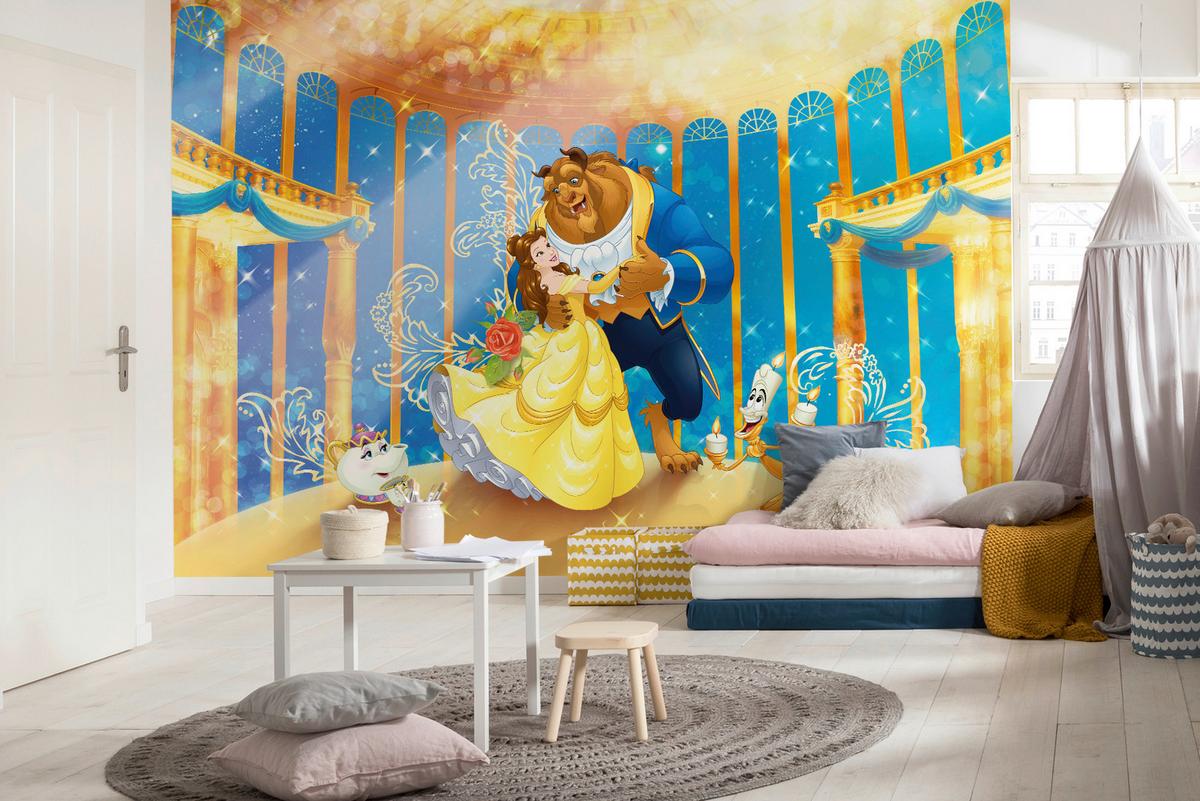 Fototapete Die Schöne Und Das Biest - Design, Papier (368/254cm) - Disney