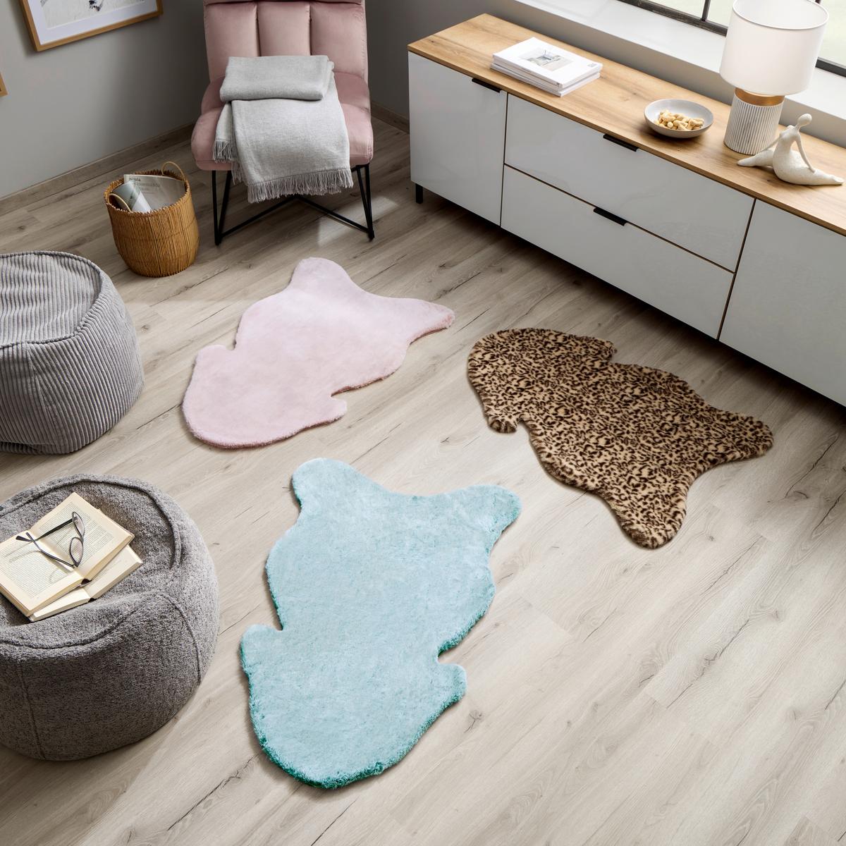 KUNSTFELL rosa, waschbar - Pink, ROMANTIK / LANDHAUS, Textil (90/60cm) - James Wood