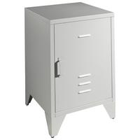 Nachtkästchen Bronxx Grau B: 40 Cm - Grau, MODERN, Metall (40/60/40cm) - Vipack