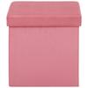 SEDACÍ BOX CORD - starorůžová, textil (38/38/38cm) - Mömax