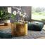 Runder Couchtisch Metall mit Ablage Rahi, Gold Dekor - Goldfarben, LIFESTYLE, Metall (61/61/40,5cm) - Livetastic Runder Couchtisch Metall mit Ablage Rahi, Gold Dekor - Goldfarben, LIFESTYLE, Metall (61/61/40,5cm) - Livetastic