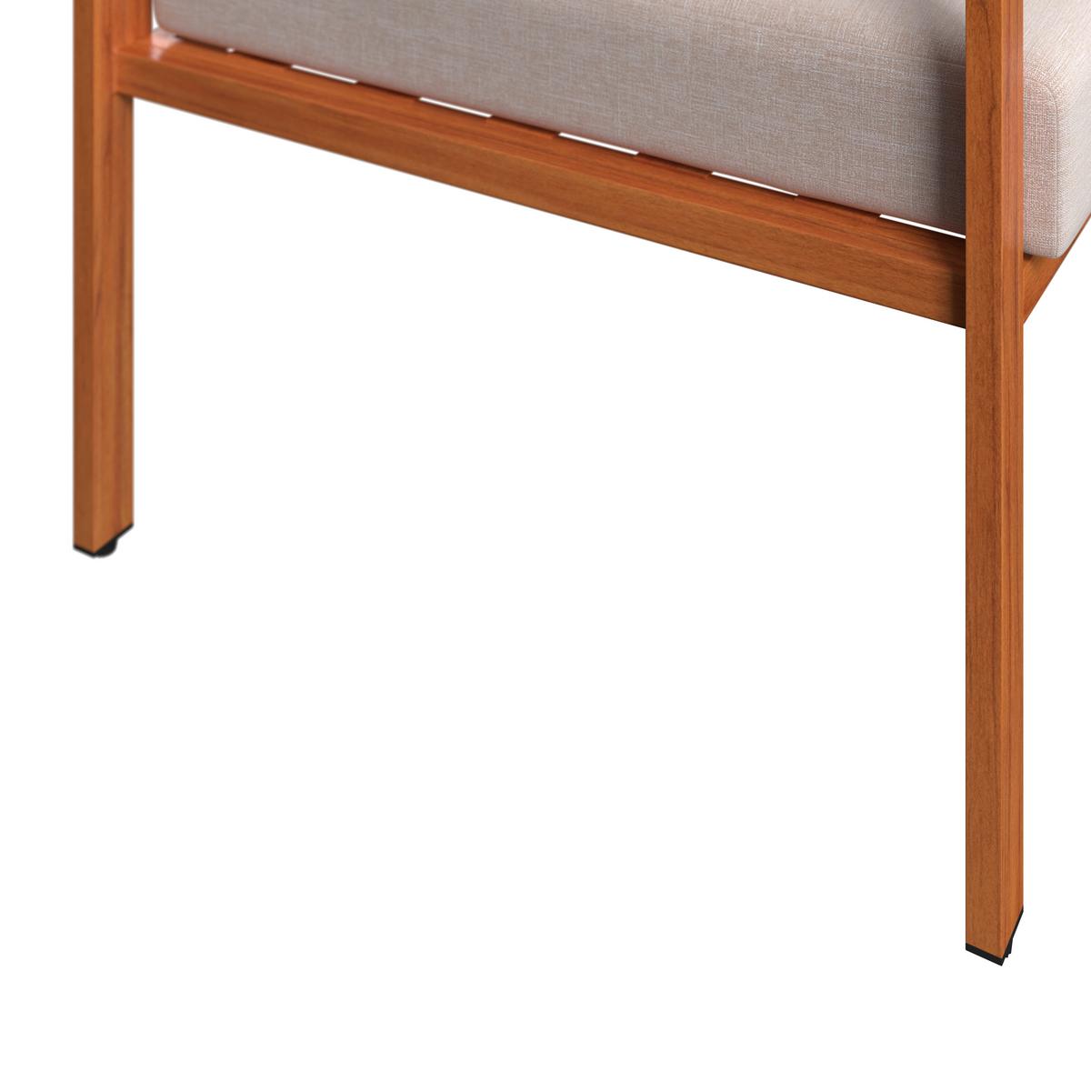 Loungegarnitur Göteborg - Dunkelgrau/Beige, MODERN, Glas/Textil - Beldano