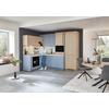 Eckküche Sidney/singapur - Sandfarben/Blau, Basics, Holzwerkstoff (185/288cm) - Vertico