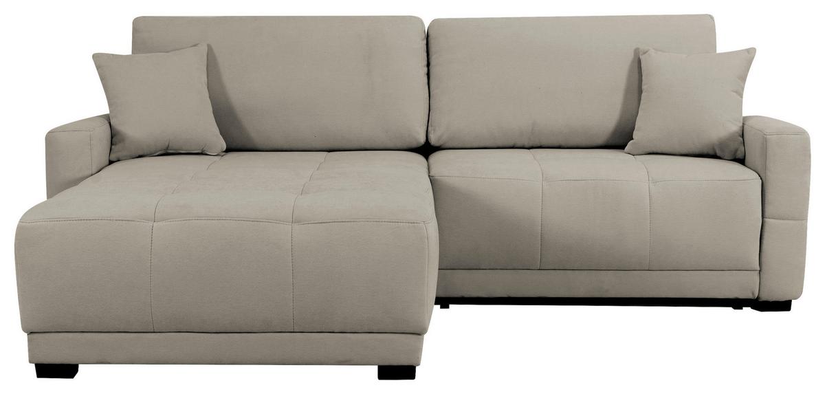 Ecksofa Mount Hellgrau S: 237x186 cm - Hellgrau, Design, Textil (237/186cm) - MID.YOU