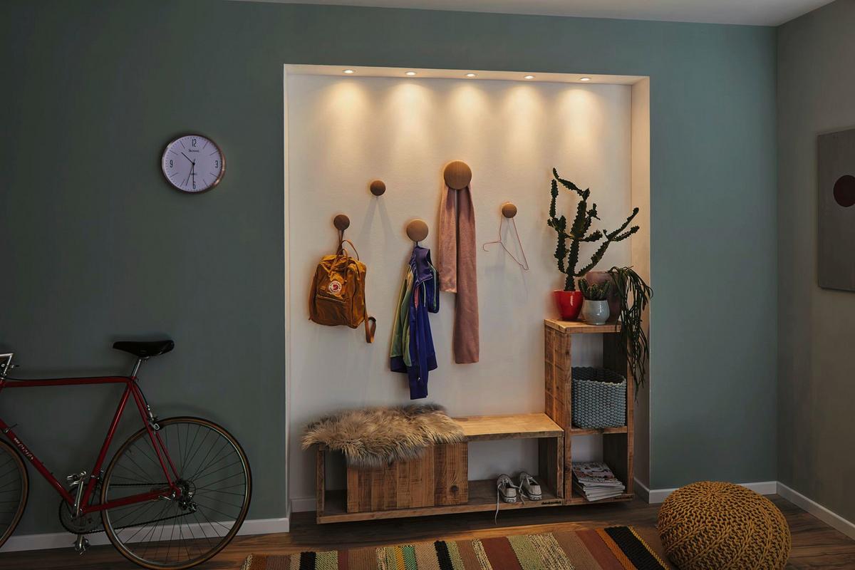 LED-Deckenleuchte Ø 6,6 cm 3-Flammig, dimmbar - Design (6,6cm) - Paulmann