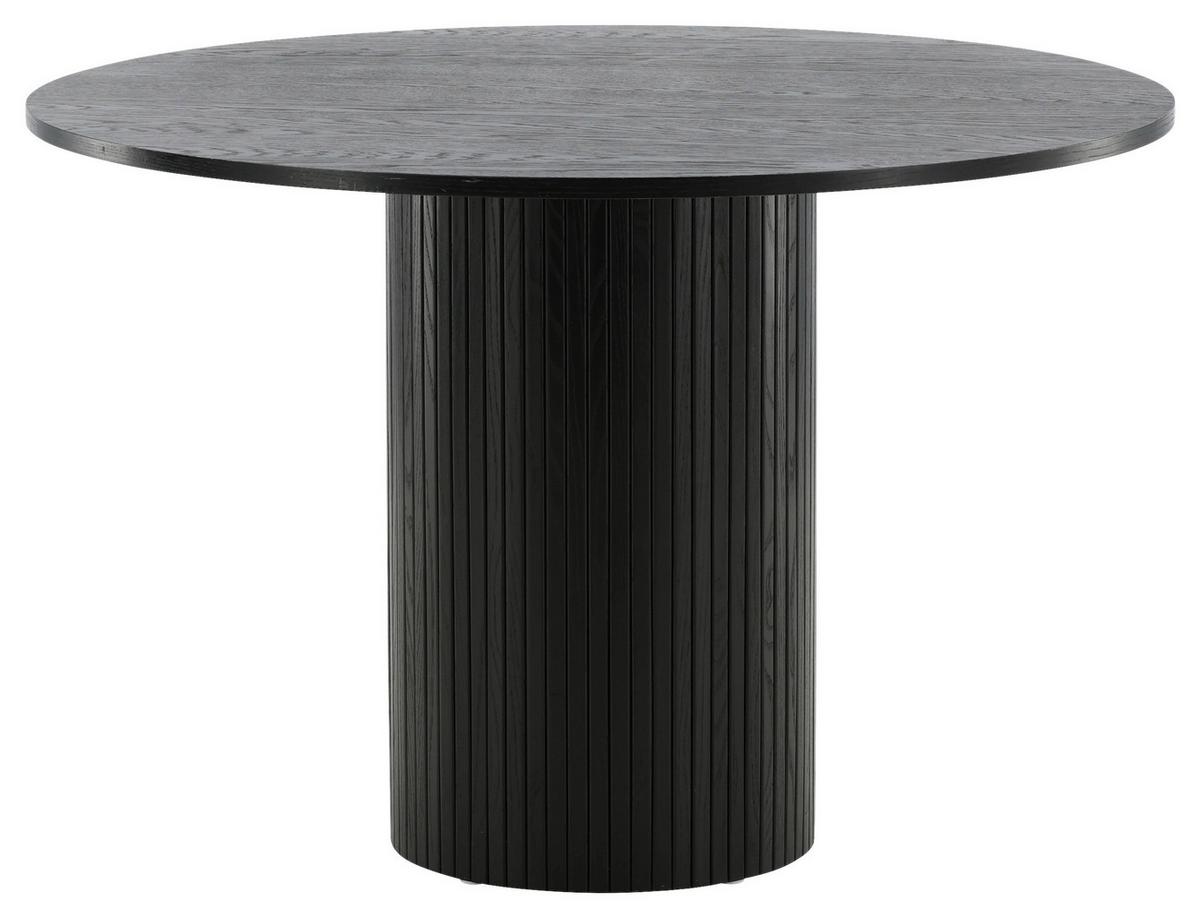 Esstisch Bianca - Schwarz, Design, Holzwerkstoff (110/110/75cm) - Livetastic