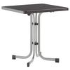 Gartentisch Klappbar Holzwerkstoff/Metall L 70 cm - Graphitfarben, MODERN, Holzwerkstoff/Metall (70/70/72cm) - Sieger