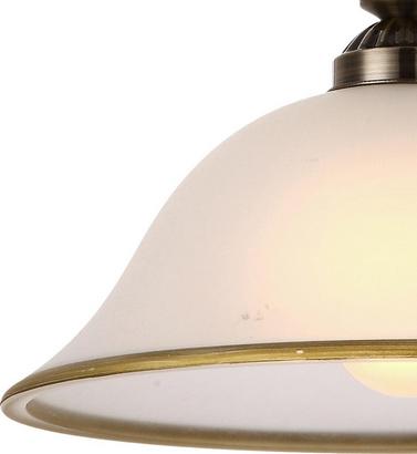 Hängeleuchte mit lockenförmigem Lampenschirm Hängeleuchte Rena Glas