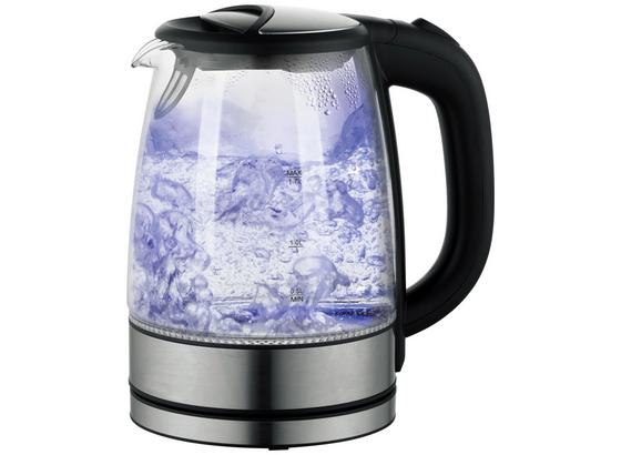 Wasserkocher Deski - Edelstahlfarben/Schwarz, MODERN, Glas/Kunststoff (24cm) Wasserkocher Deski - Edelstahlfarben/Schwarz, MODERN, Glas/Kunststoff (24cm)