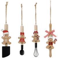 Dekohänger Leon - Rot/Schwarz, KONVENTIONELL, Holz/Metall (3,5/13cm) - Luca Bessoni