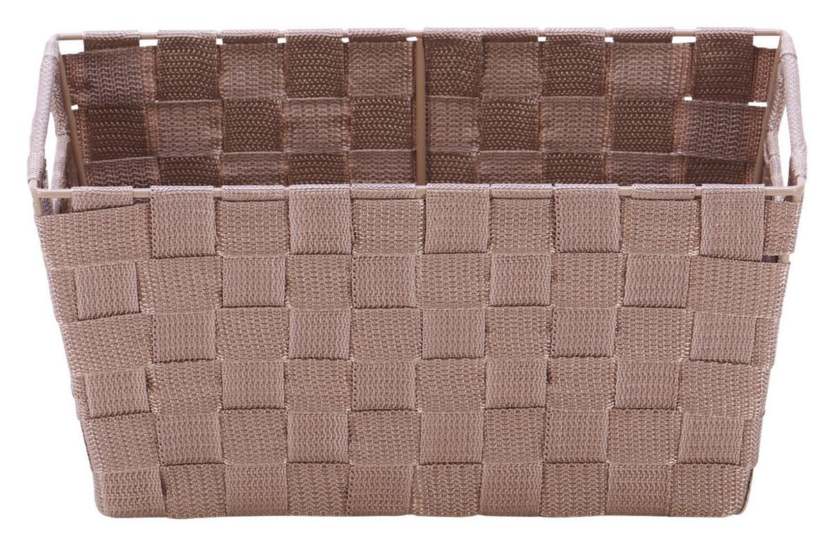 Regalkorb Carolyn 32x20 cm Hellbraun Kunststoff - Hellbraun, Basics, Kunststoff (32/15/20cm) - Ondega