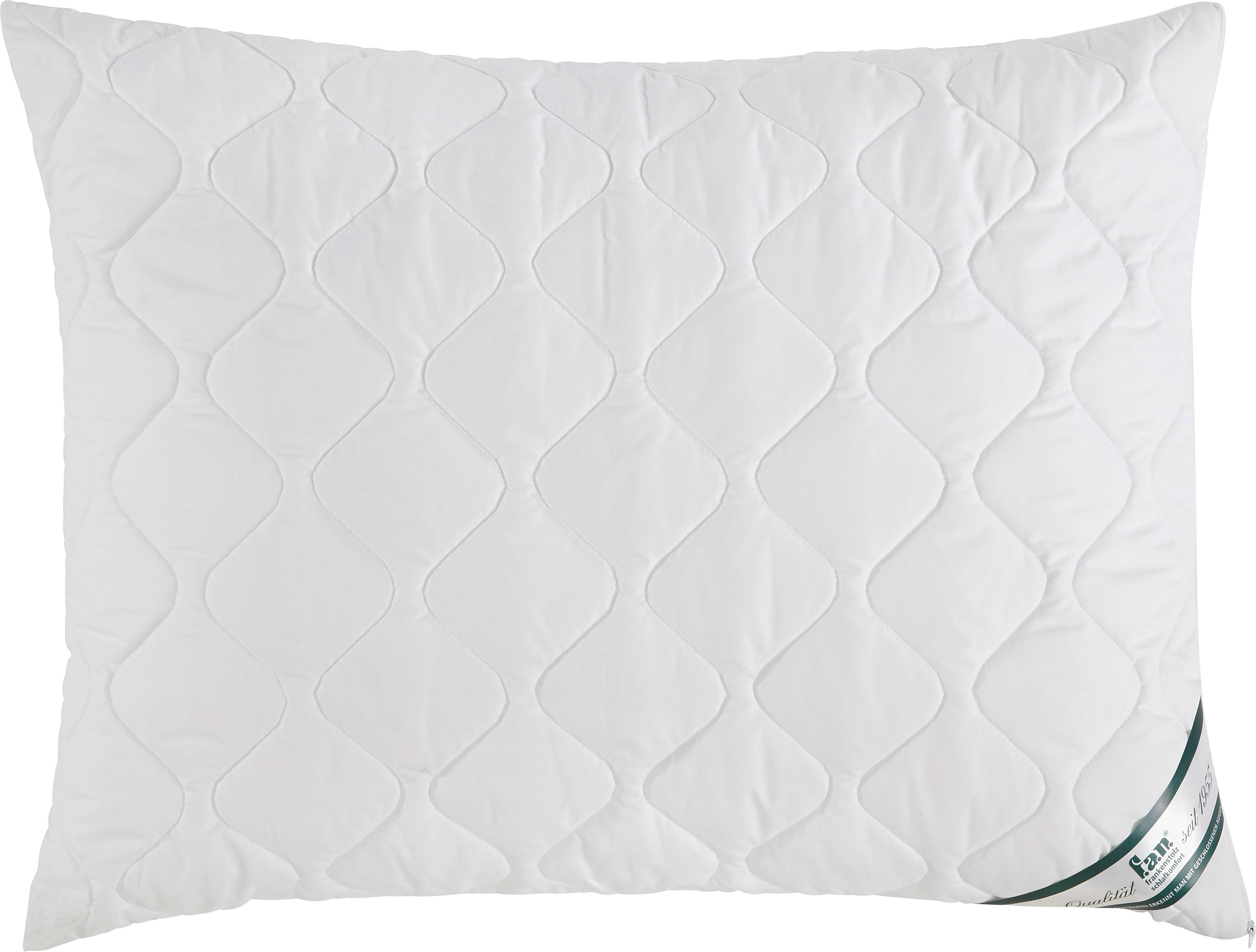 Kopfkissen Kansas 70x90 cm Faserbällchen - Weiß, KONVENTIONELL, Textil (70/90cm) - FAN