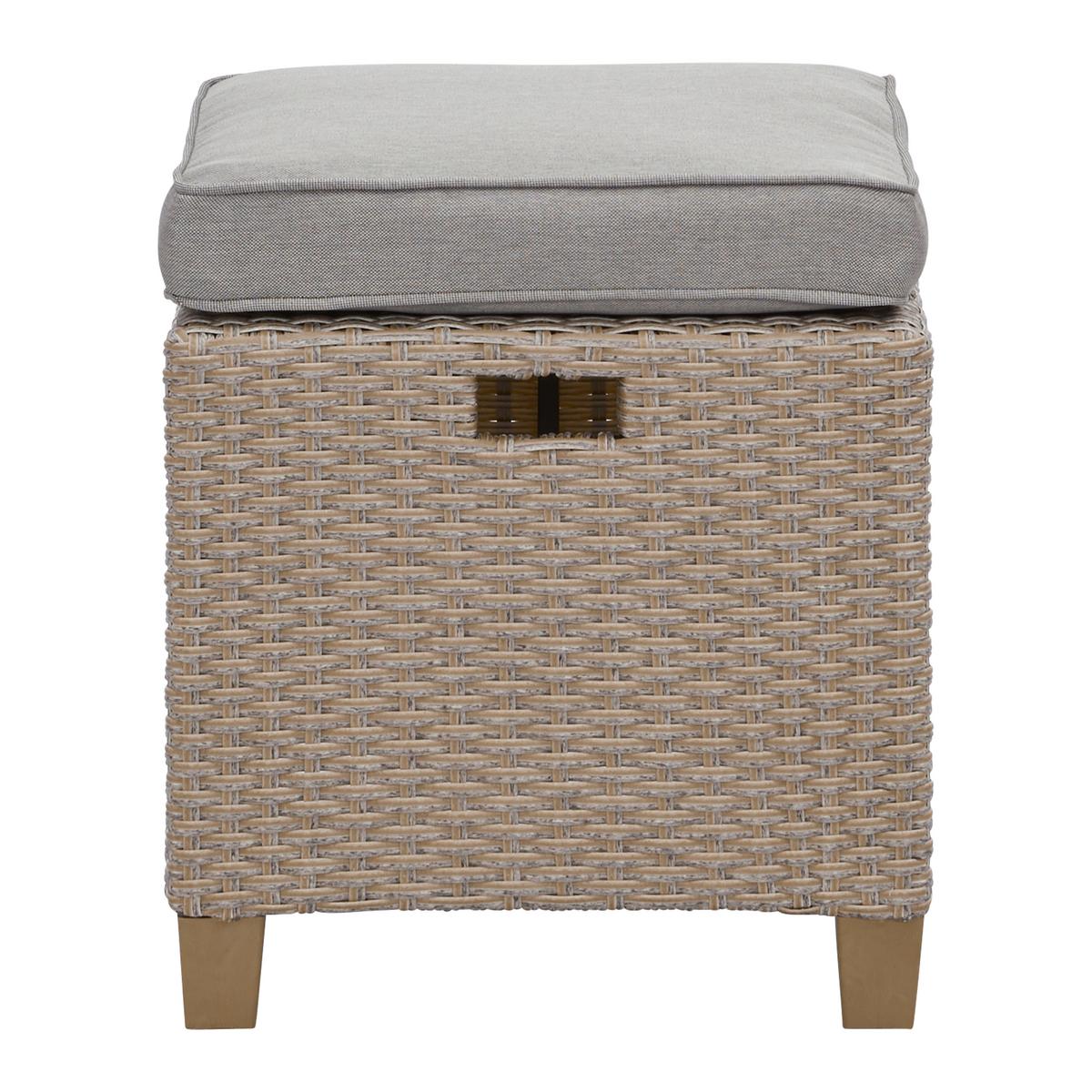 TERASOVÁ SEDACÍ SOUPRAVA Liow - černá/hnědá, kov/textil (175/235cm) - Modern Living