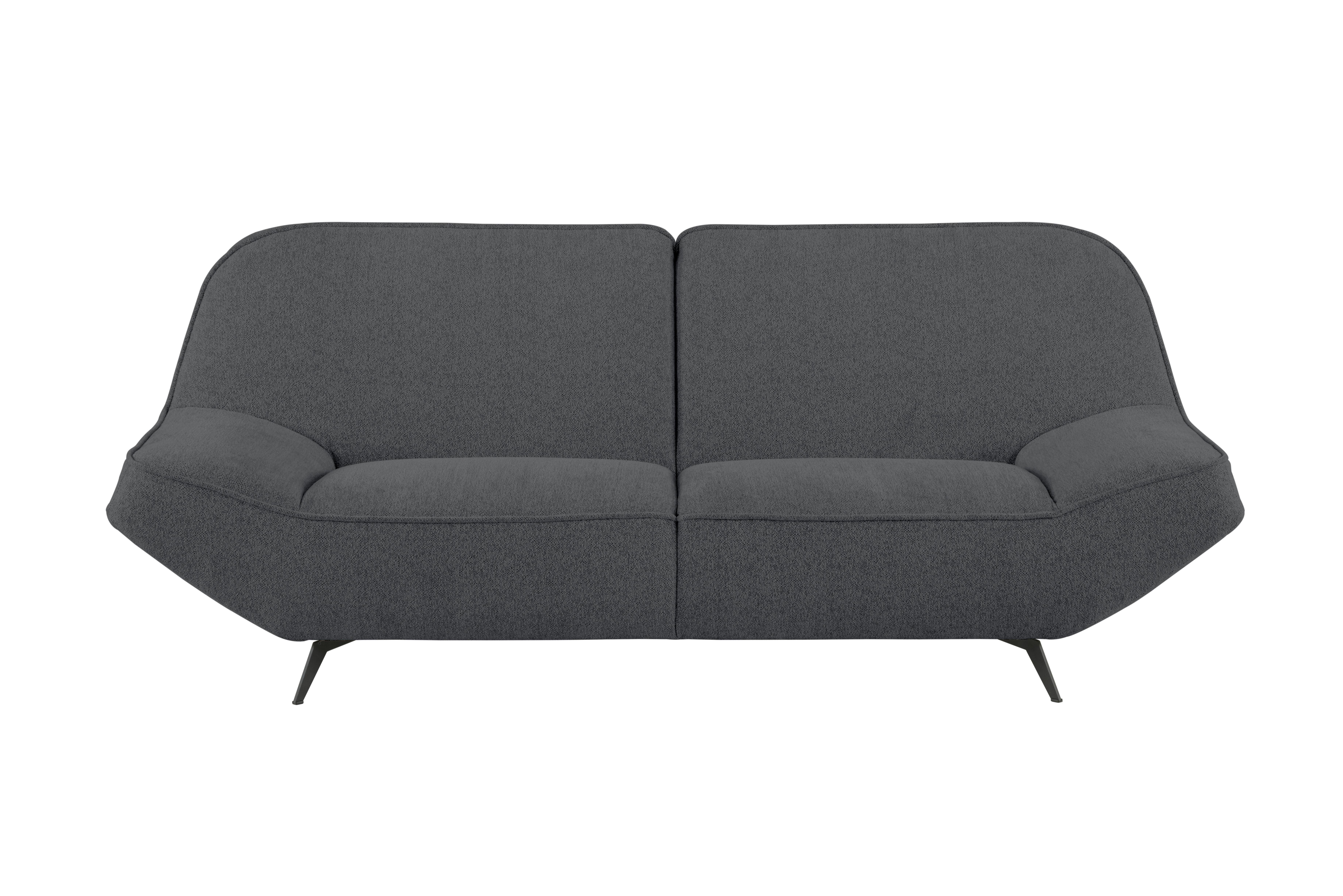 3-Sitzer-Sofa Aruba Anthrazit B: 223 cm - Anthrazit, Design, Textil (223/87/96cm) - MID.YOU
