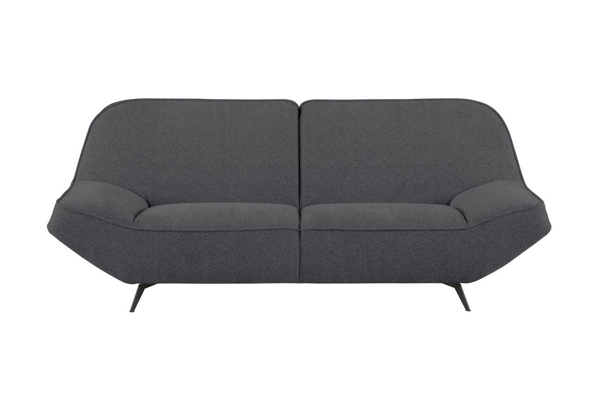3-Sitzer-Sofa Aruba Anthrazit B: 223 cm - Anthrazit, Design, Textil (223/87/96cm) - MID.YOU