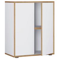 Aktenschrank Salia Weiß, Honigeiche B: 60 cm - Honigeiche/Weiß, Design, Holzwerkstoff (60/74/33cm) - MID.YOU