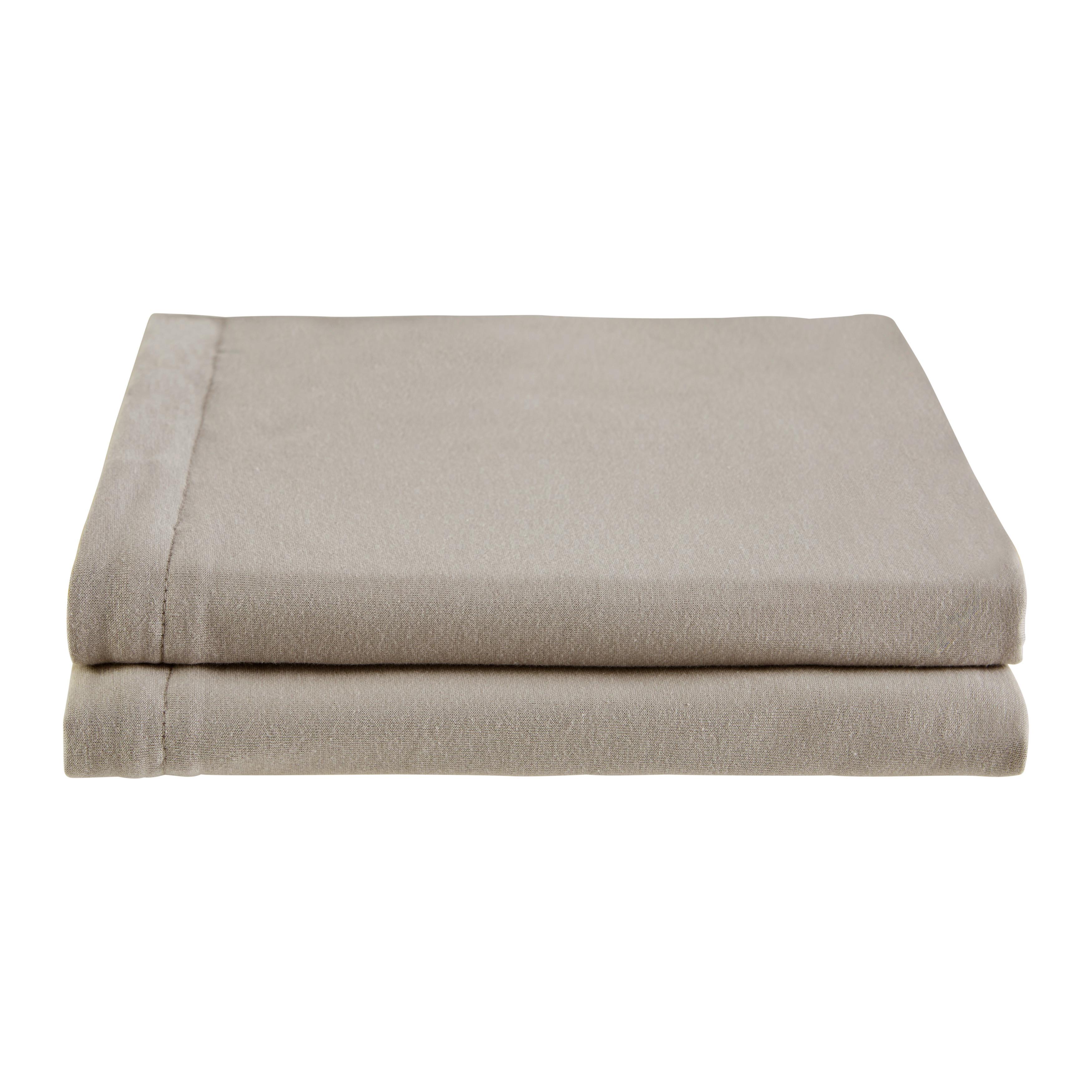 Díszpárnahuzat Kb. 40/40cm - taupe, Konventionell, textil (40/40cm) - Ele