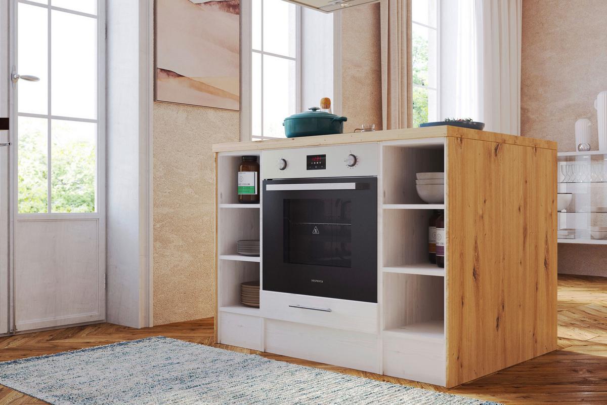 Eckküche Anton Winkelküche 310 cm - Wildeiche/Lärchefarben, LIFESTYLE, Holzwerkstoff (310/172cm) - Respekta