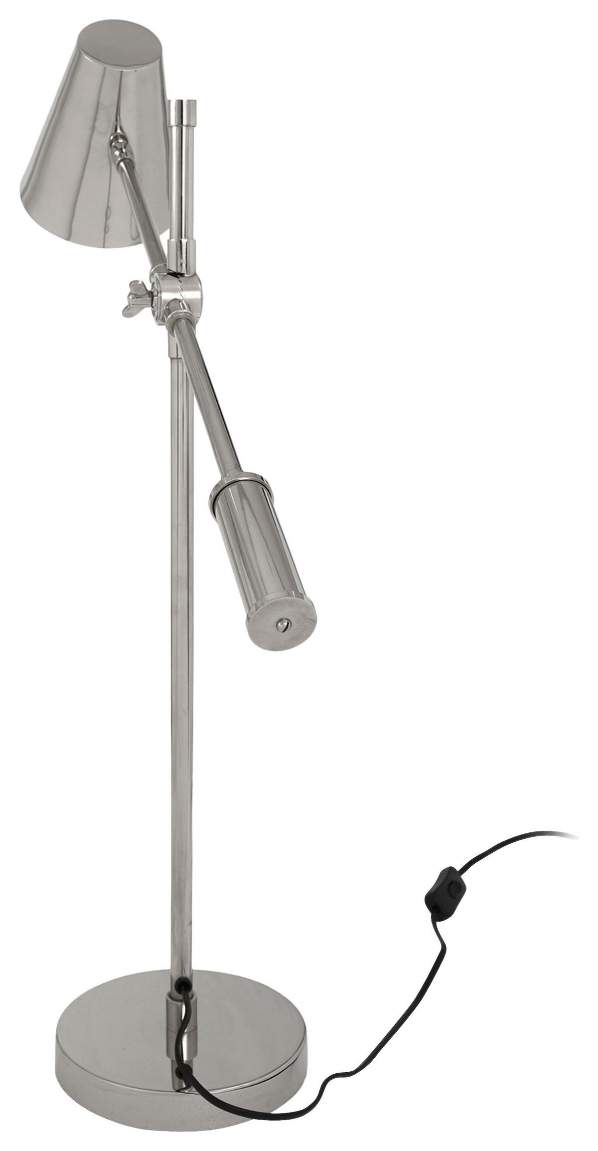 Tischleuchte Allen 500 Silberfarben B: 68 cm - Basics (68/18/74cm) - Kayoom