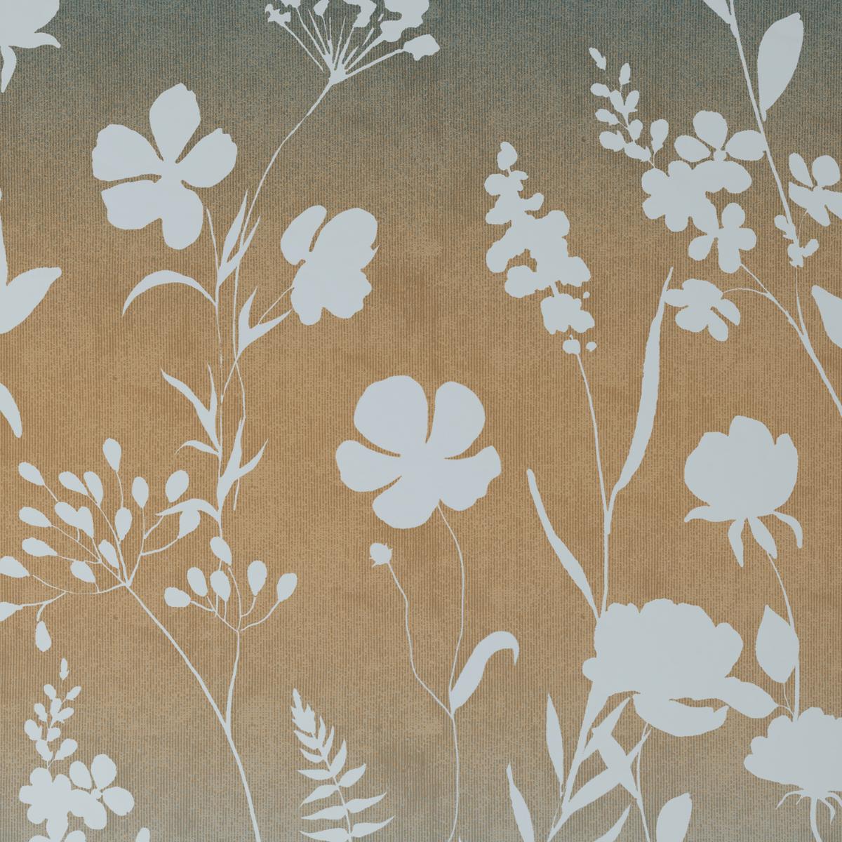 BETTWÄSCHE MAREN - Blau/Beige, MODERN, Textil - Luca Bessoni