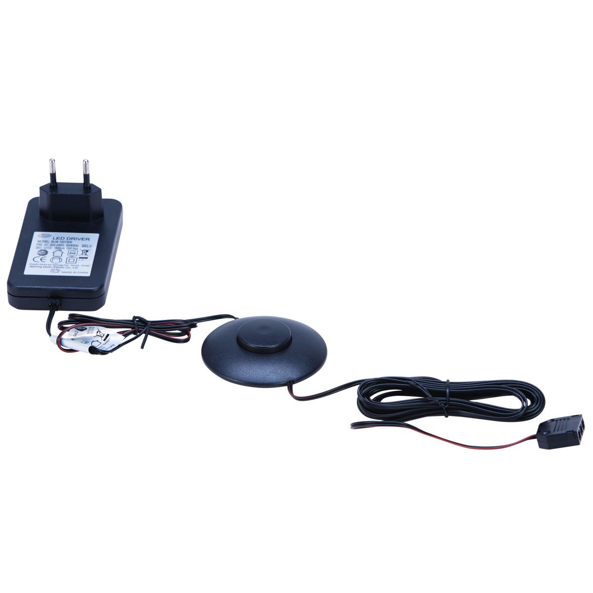 Ráépíthető Lámpa Szett Slimline - krómszínű, Modern, műanyag (60cm)