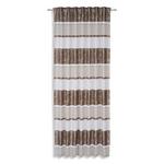 Fertigvorhang Miriam - Braun/Weiß, MODERN, Textil (140/245cm) - Luca Bessoni