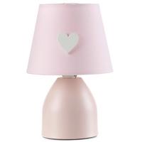 Kindertischleuchte 4929/l - Pink, Basics, Textil/Metall (13/19cm)