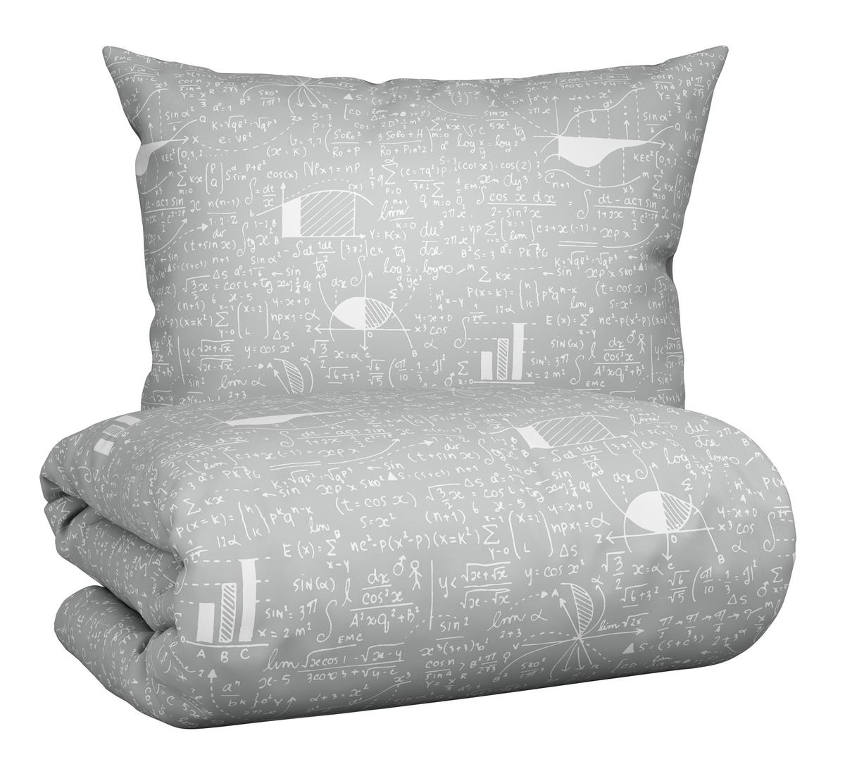 OBOJSTRANNÁ POSTEĽNÁ BIELIZEŇ Sheldon wende, 140/200 cm - sivá, textil (140/200cm) - Modern Living