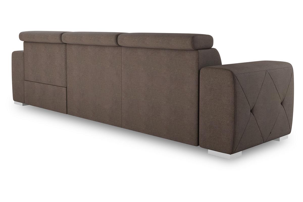 Eckschlafsofa Madison - Braun, Design, Textil (296/195cm) - MID.YOU