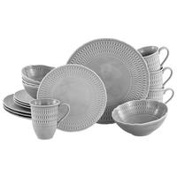 Kombiservice Sofia 16--Teilig., Hellgrau - Hellgrau, Design, Keramik - Creatable