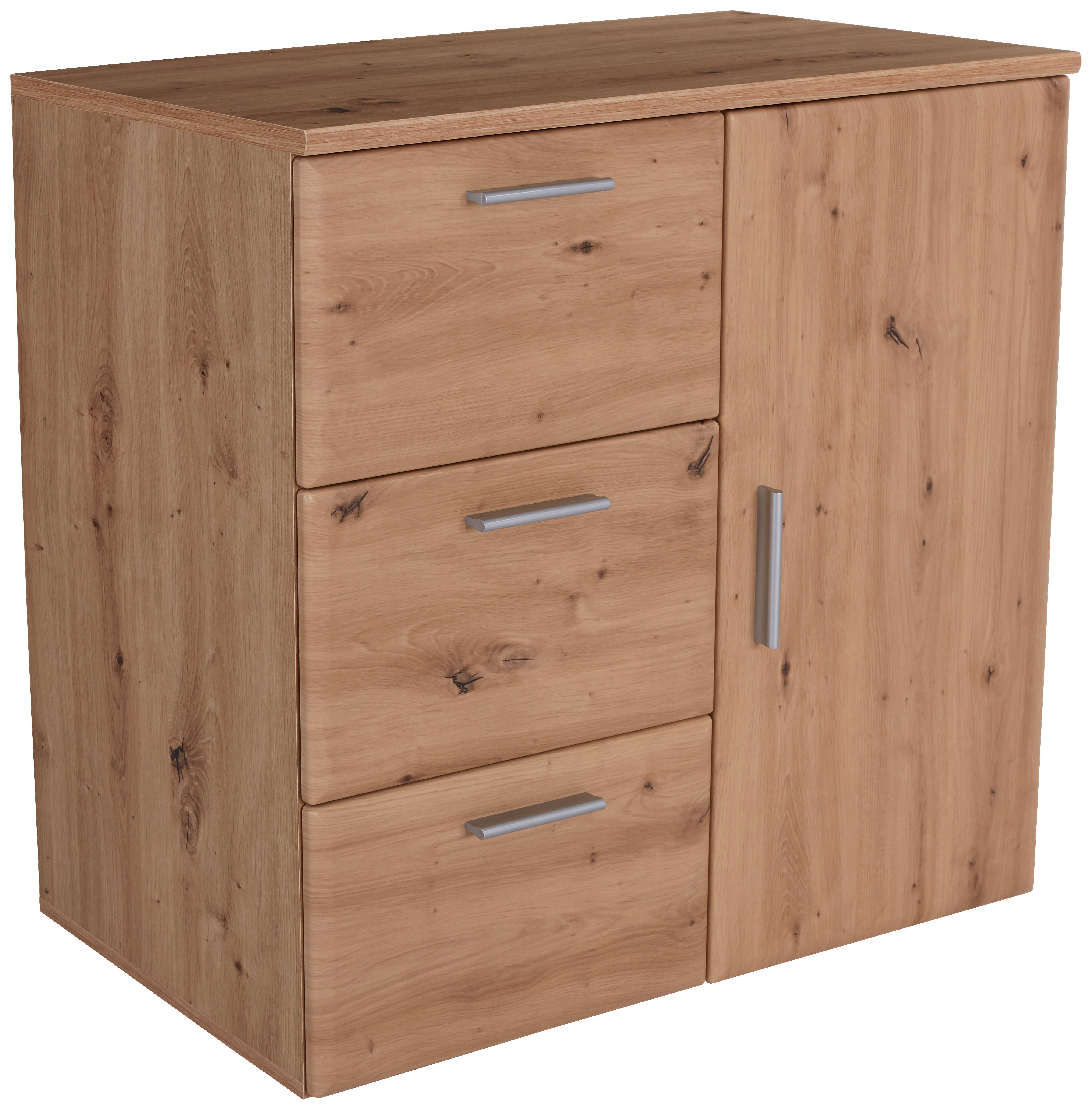 Kommode B 100cm Lissi New, Artisan Eiche Dekor - Eichefarben, MODERN, Holzwerkstoff (100/90/42cm)