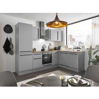 Eckküche Denver Grau/Eiche Dekor 280x175 cm - Eichefarben/Grau, Design, Holzwerkstoff (280/175cm) - MID.YOU